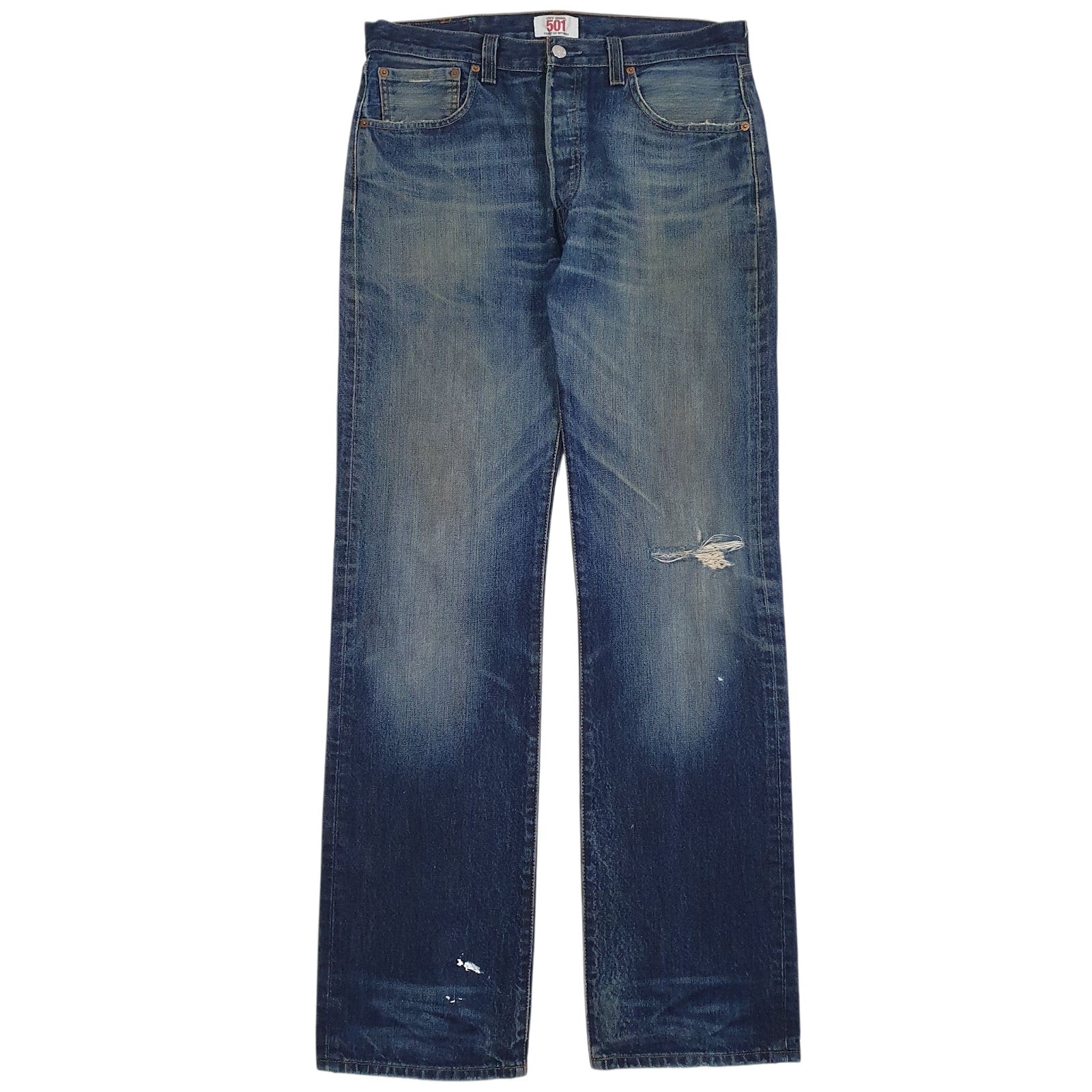 Mens Blue Levis  501 JeansW34 L34