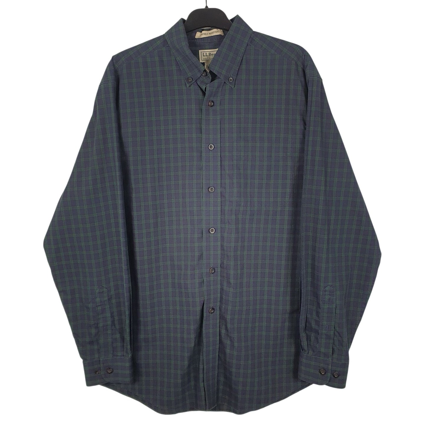Mens Navy L.L.Bean  Long Sleeve Shirt