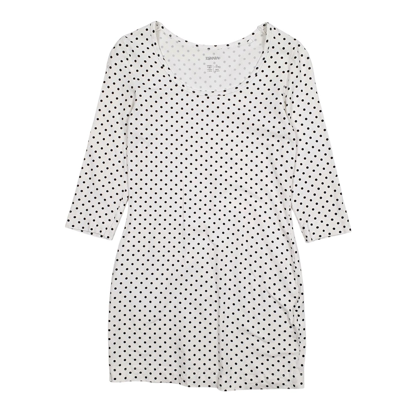 Womens White Esmara  Long Sleeve Dress