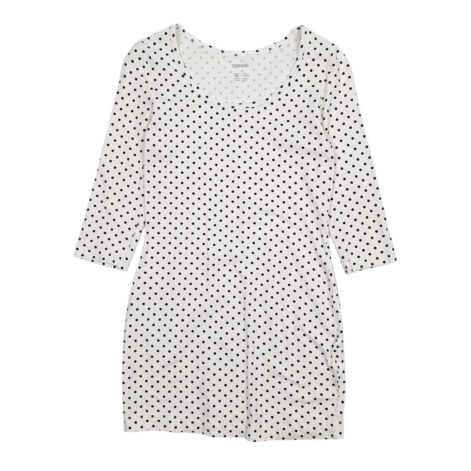 Womens White Esmara  Long Sleeve Dress