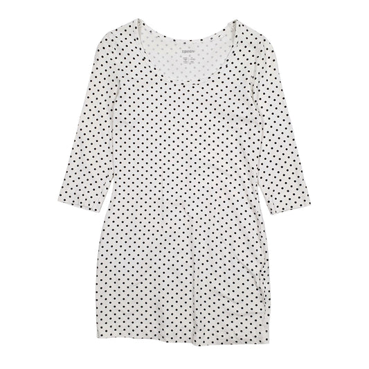 Womens White Esmara  Long Sleeve Dress