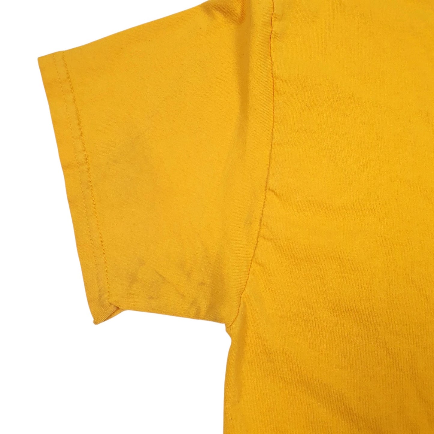 Mens Yellow Gildan   T Shirt