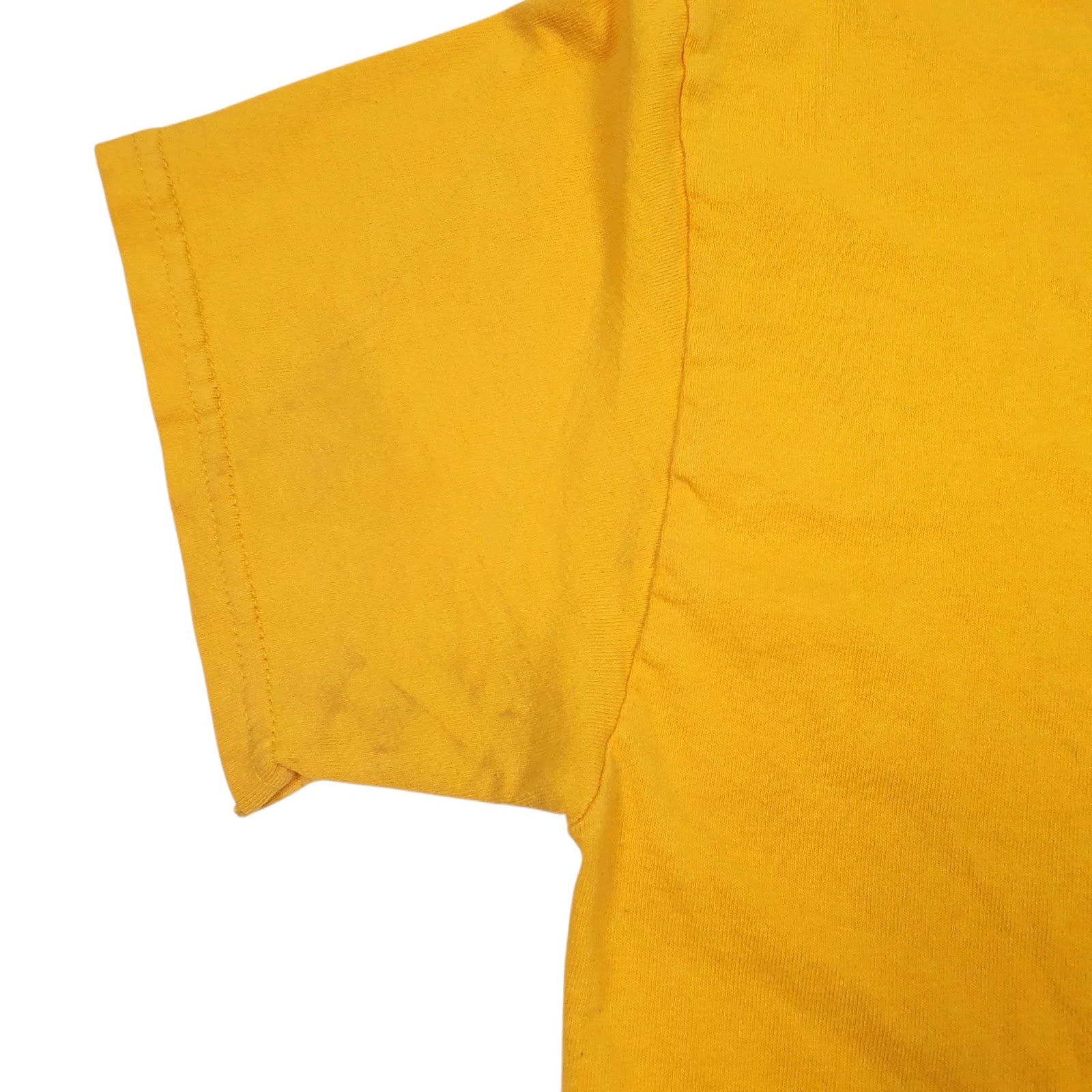 Mens Yellow Gildan   T Shirt
