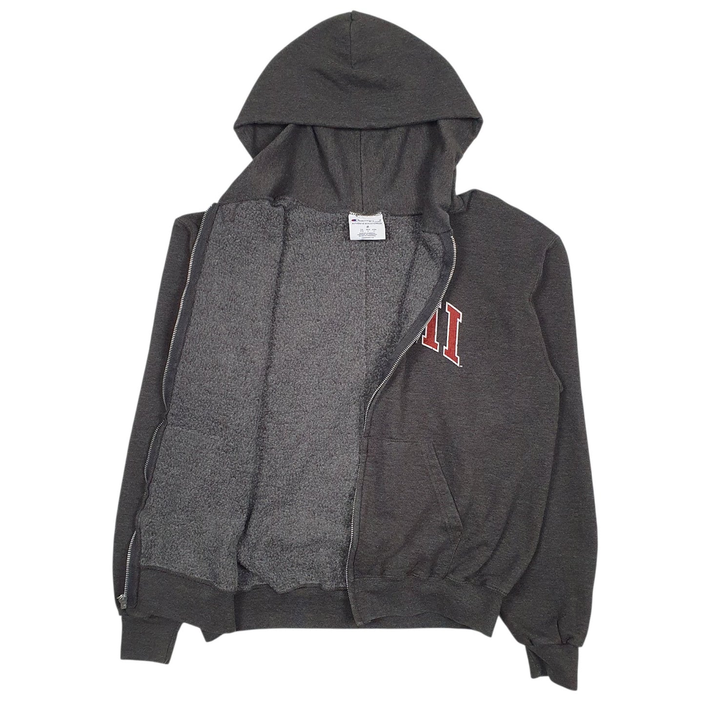 Mens Grey Champion Miami Full Zip Jumper