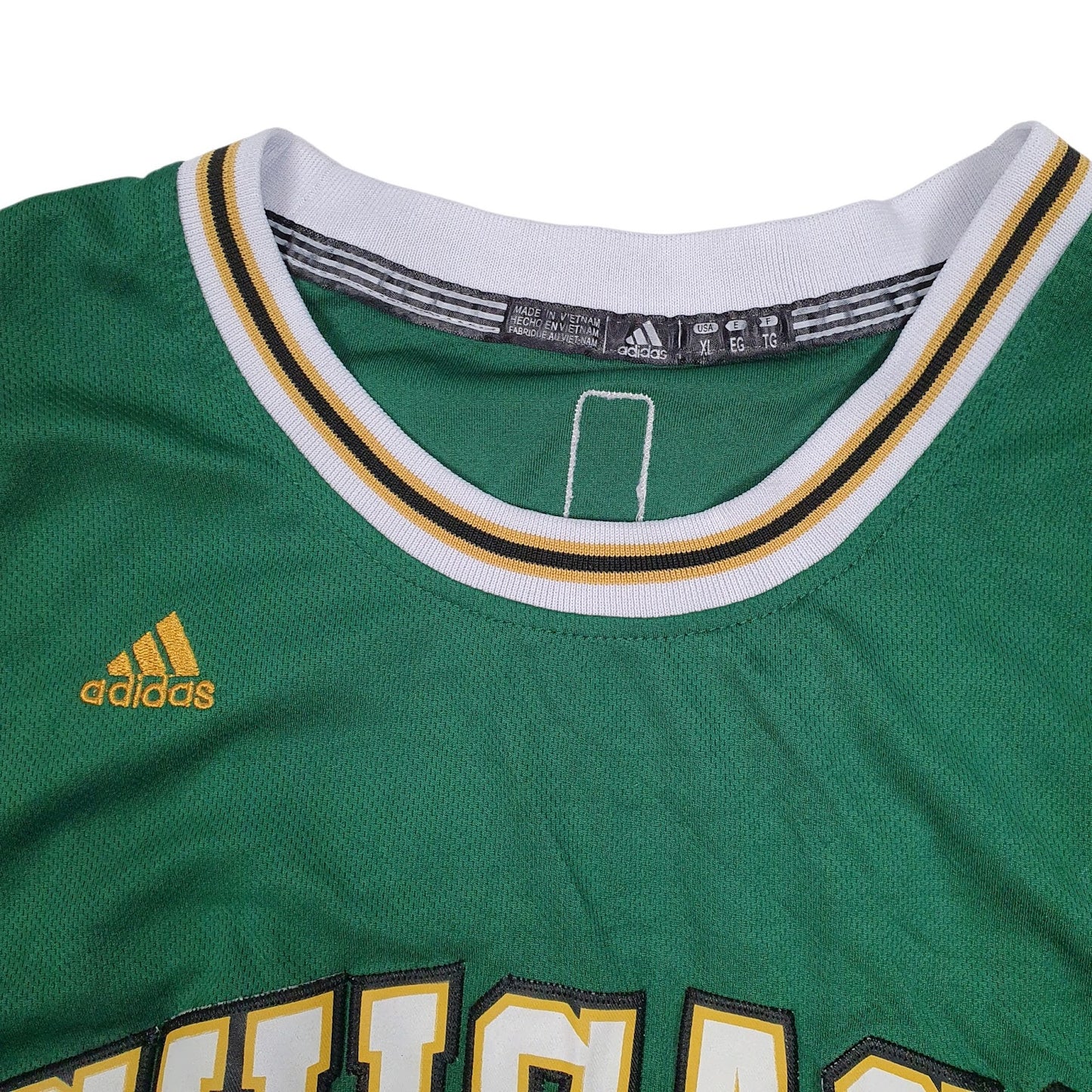 Mens Green Adidas St Patricks Day Butler Chicago Bulls NBA Hoodie T Shirt