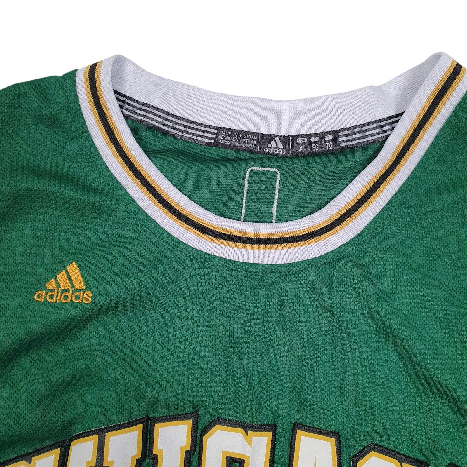 Mens Green Adidas St Patricks Day Butler Chicago Bulls NBA Hoodie T Shirt
