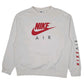 Mens Cream Nike  Crewneck Jumper