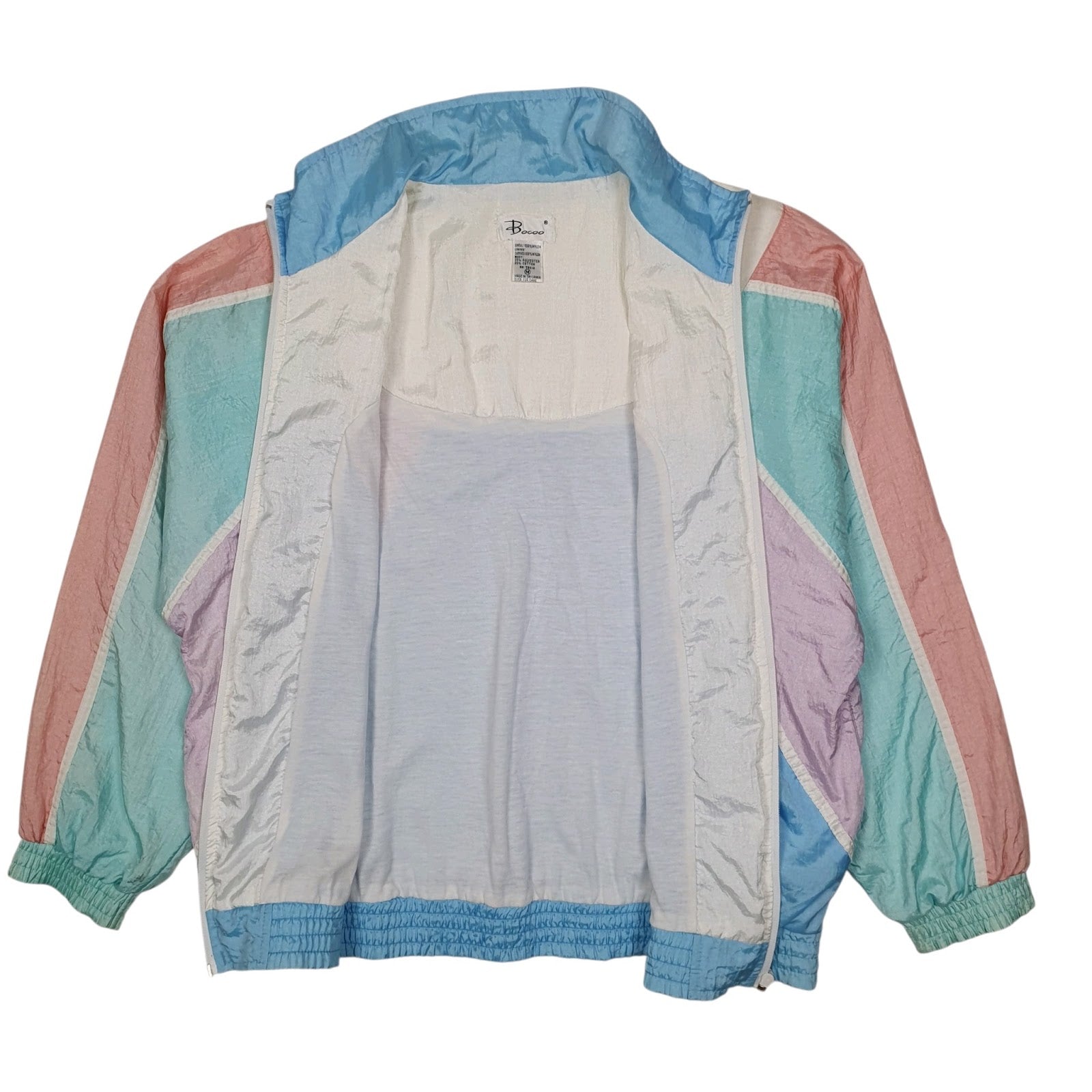 Womens Blue Bocoo Vintage 90s Party Hoodie Coat