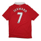 Mens Red Nike Manchester United Football Seaward  T Shirt