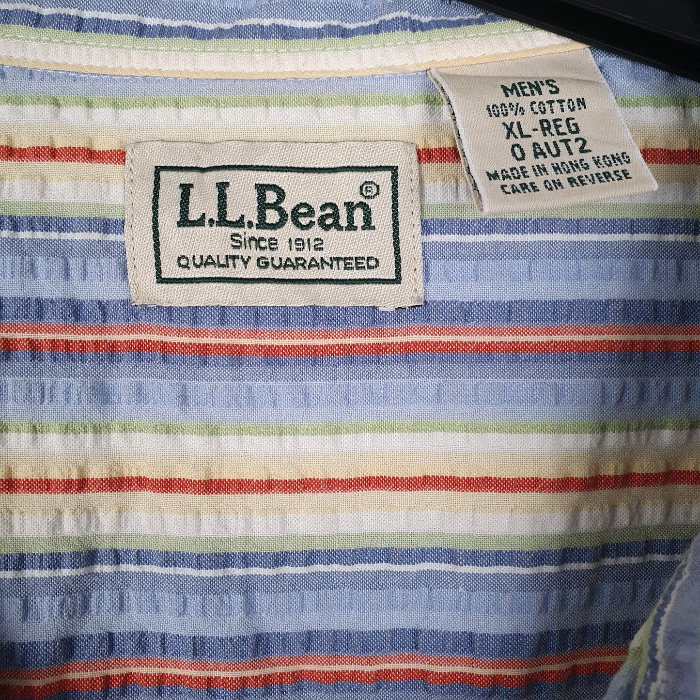 Mens Blue L.L.Bean   Shirt
