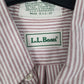 Mens Red L.L.Bean Vintage 90s  Shirt