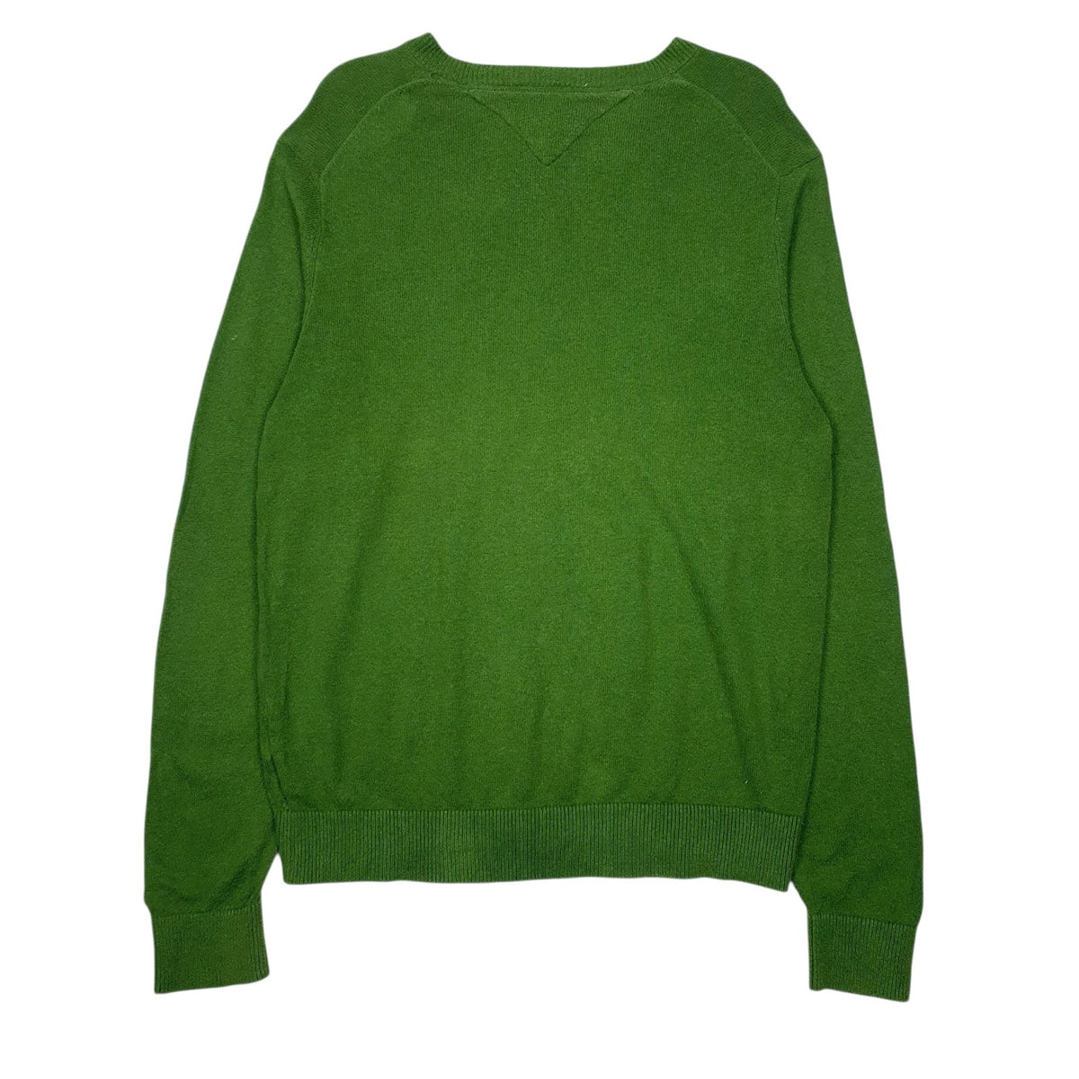 Womens Green Tommy Hilfiger  V Neck Jumper