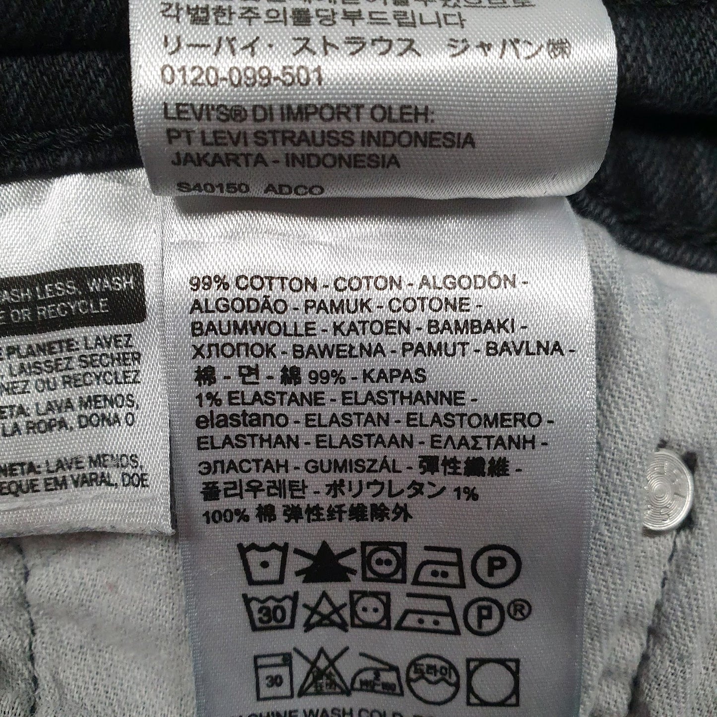 Mens Black Levis   Jeans