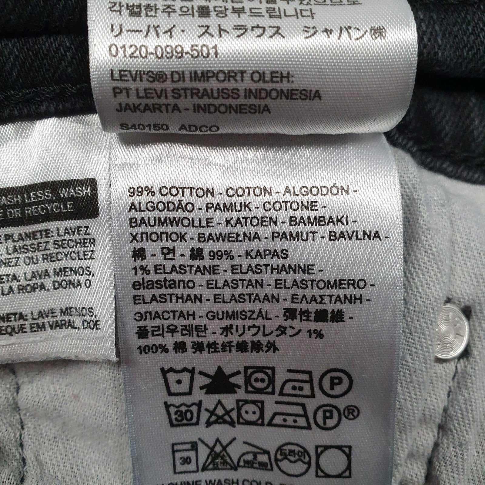 Mens Black Levis   Jeans