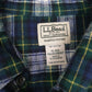 Mens Navy L.L.Bean Flannel  Shirt