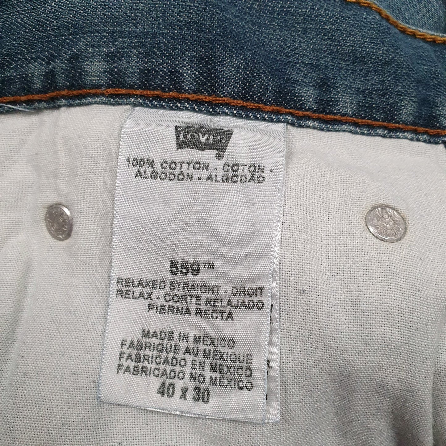 Mens Blue Levis   Jeans