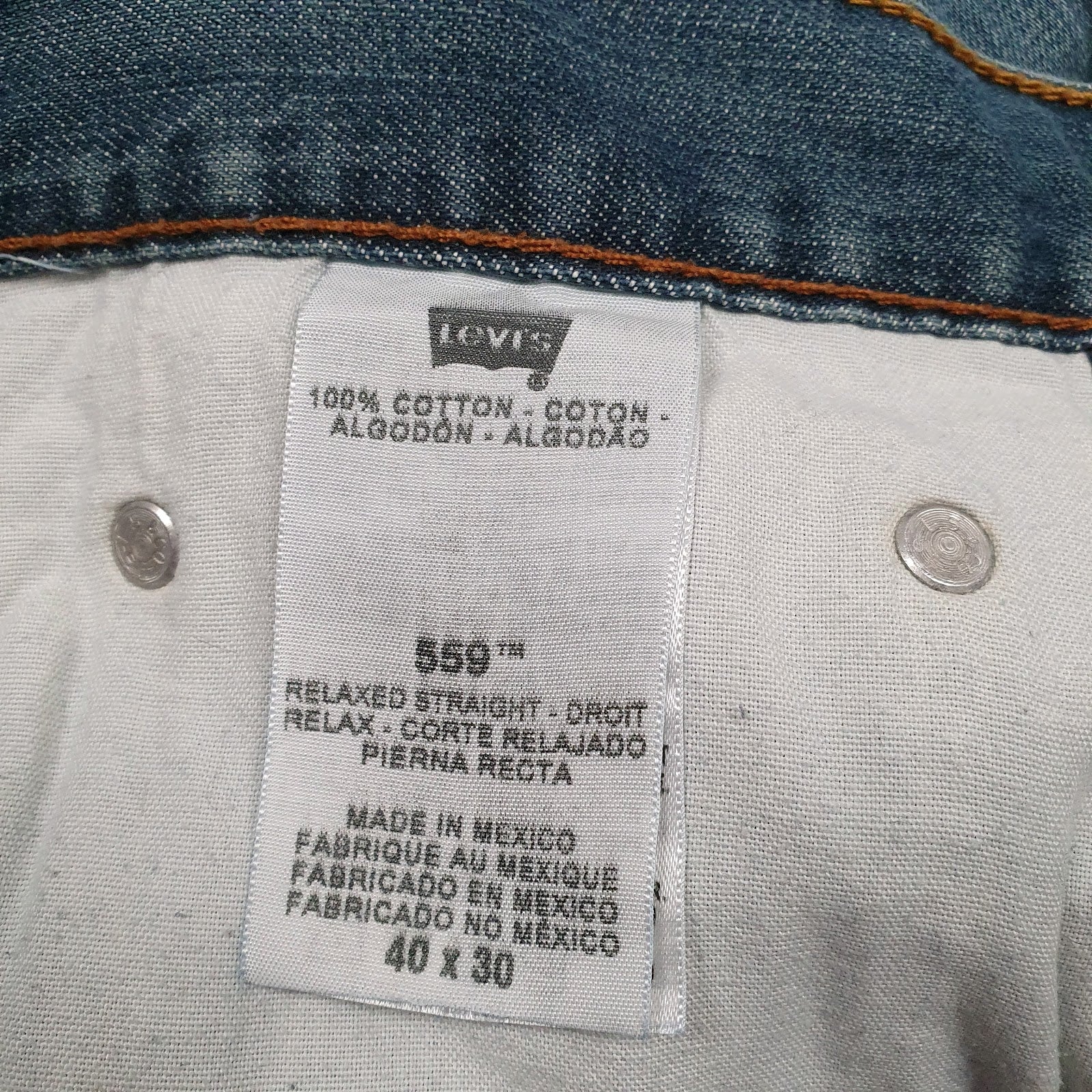 Mens Blue Levis   Jeans