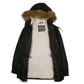 Womens Green Levis Sherpa Lined  Coat
