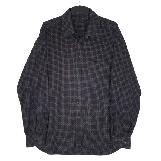 Mens Black Rocco Barocco  Long Sleeve Shirt