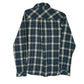 Mens Navy Earth Flannel  Shirt