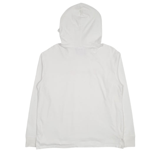 Mens White Champion Spellout Lightweight Hoodie Jumper