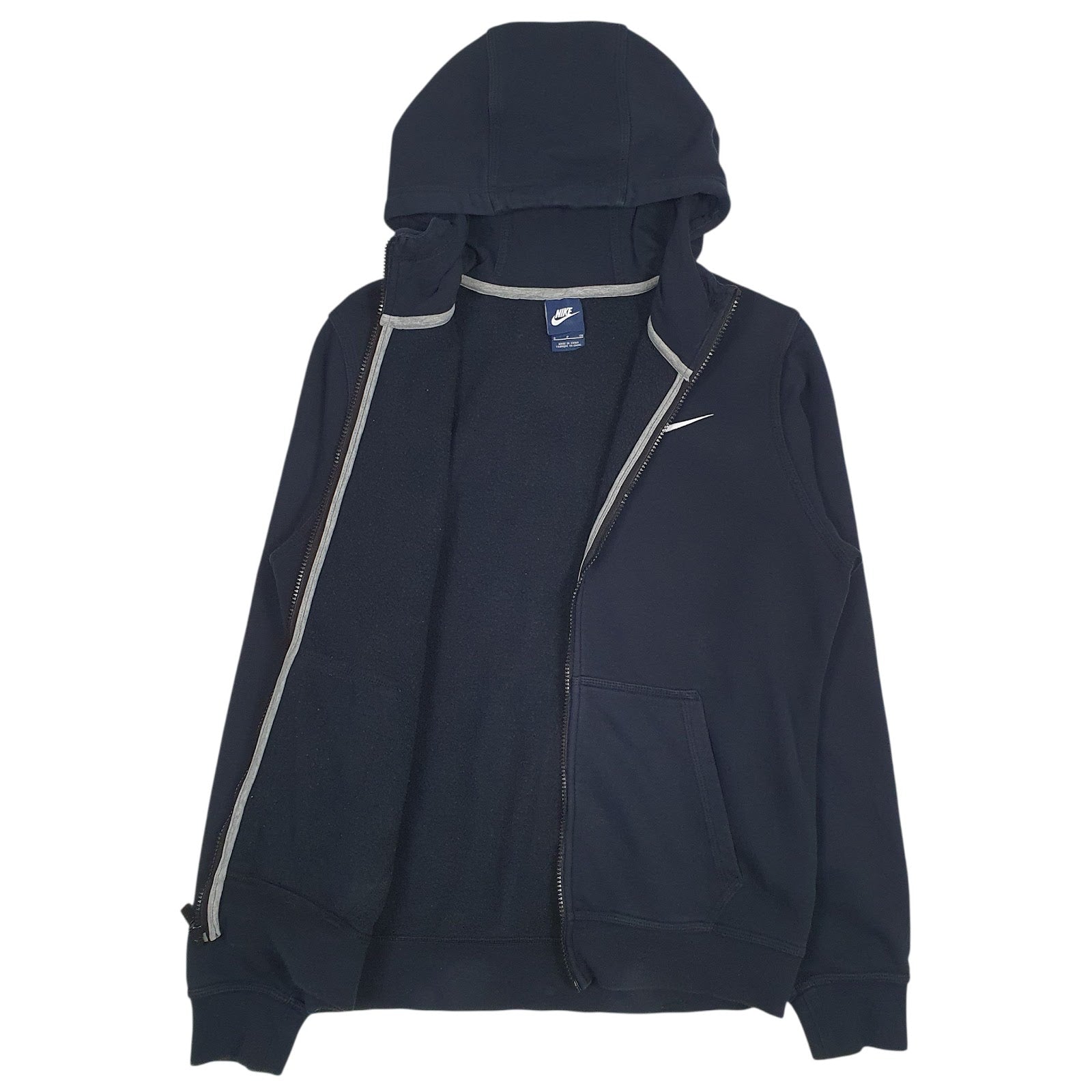 Mens Black Nike  Full Zip Jumper