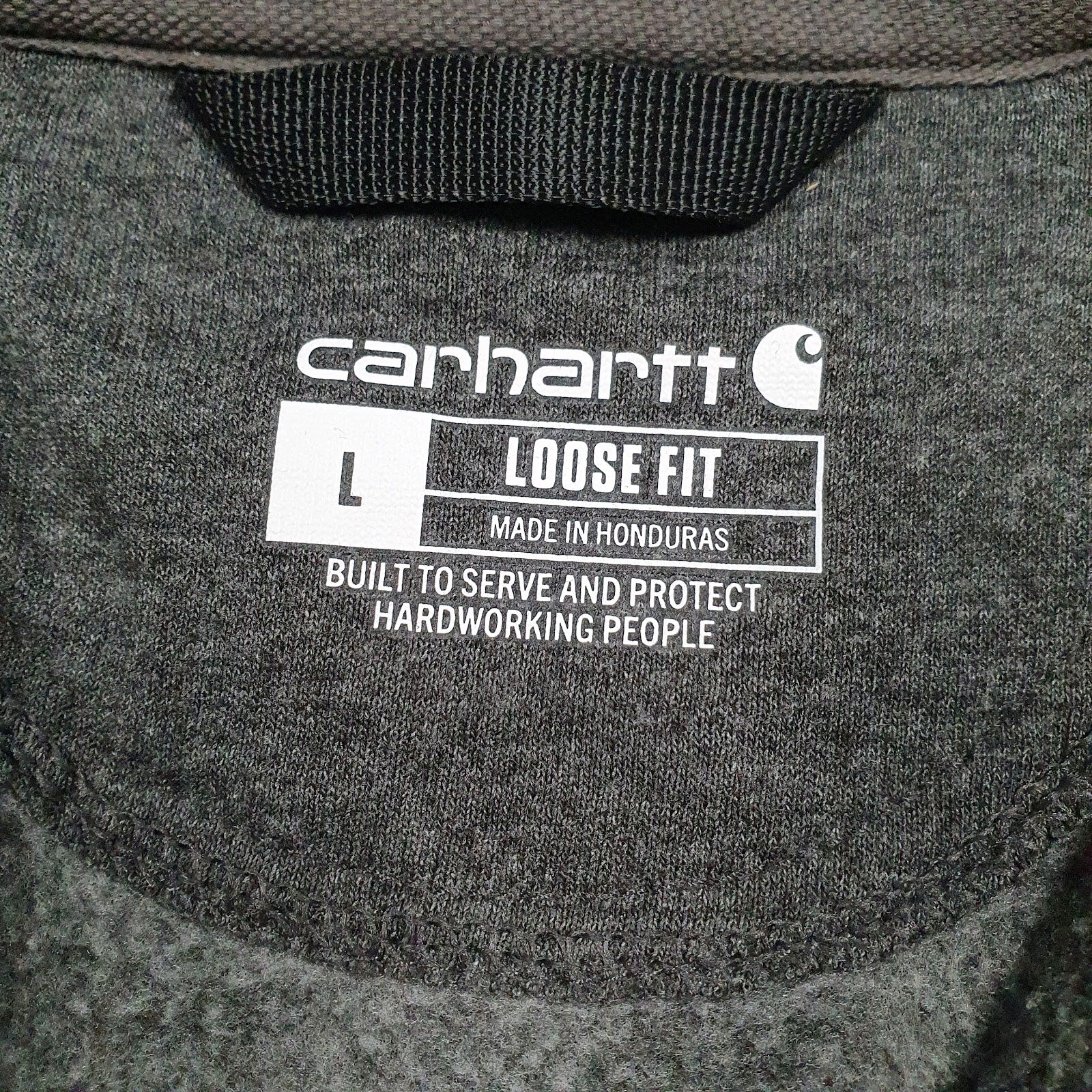 Mens Grey Carhartt  Hoodie Jumper