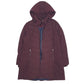 Womens Burgundy Tommy Hilfiger Long Lined  Coat