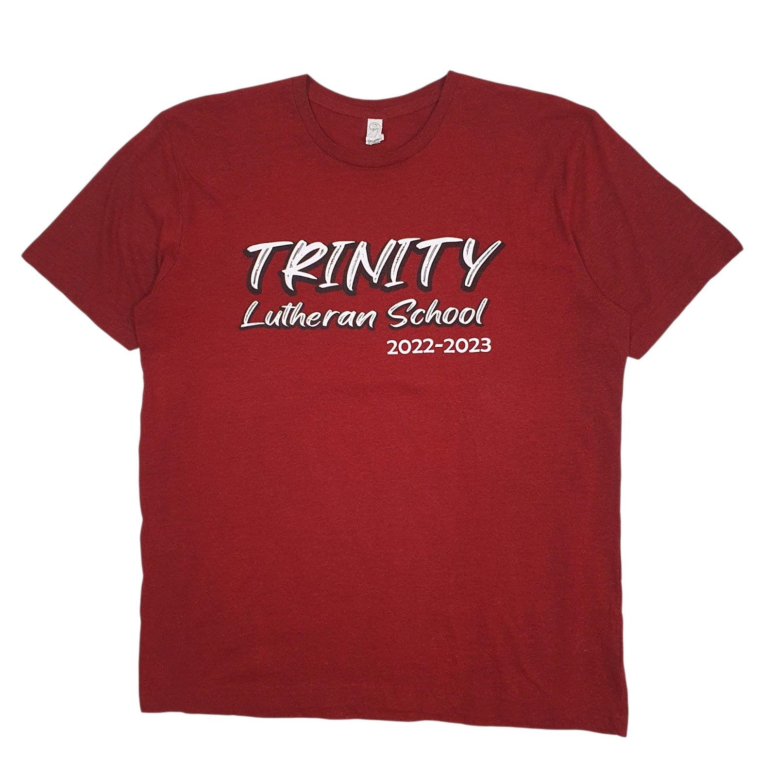 Mens Red Live & Tell Trinity School Short Sleeve T Shirt