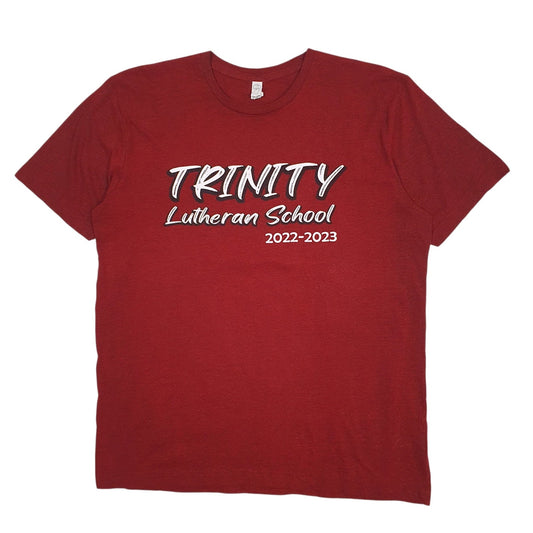 Mens Red Live & Tell Trinity School Short Sleeve T Shirt