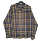 Mens Green Eddie Bauer Flannel Long Sleeve Shirt