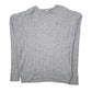 Mens Grey Tommy Hilfiger Cable Knit Crewneck Jumper