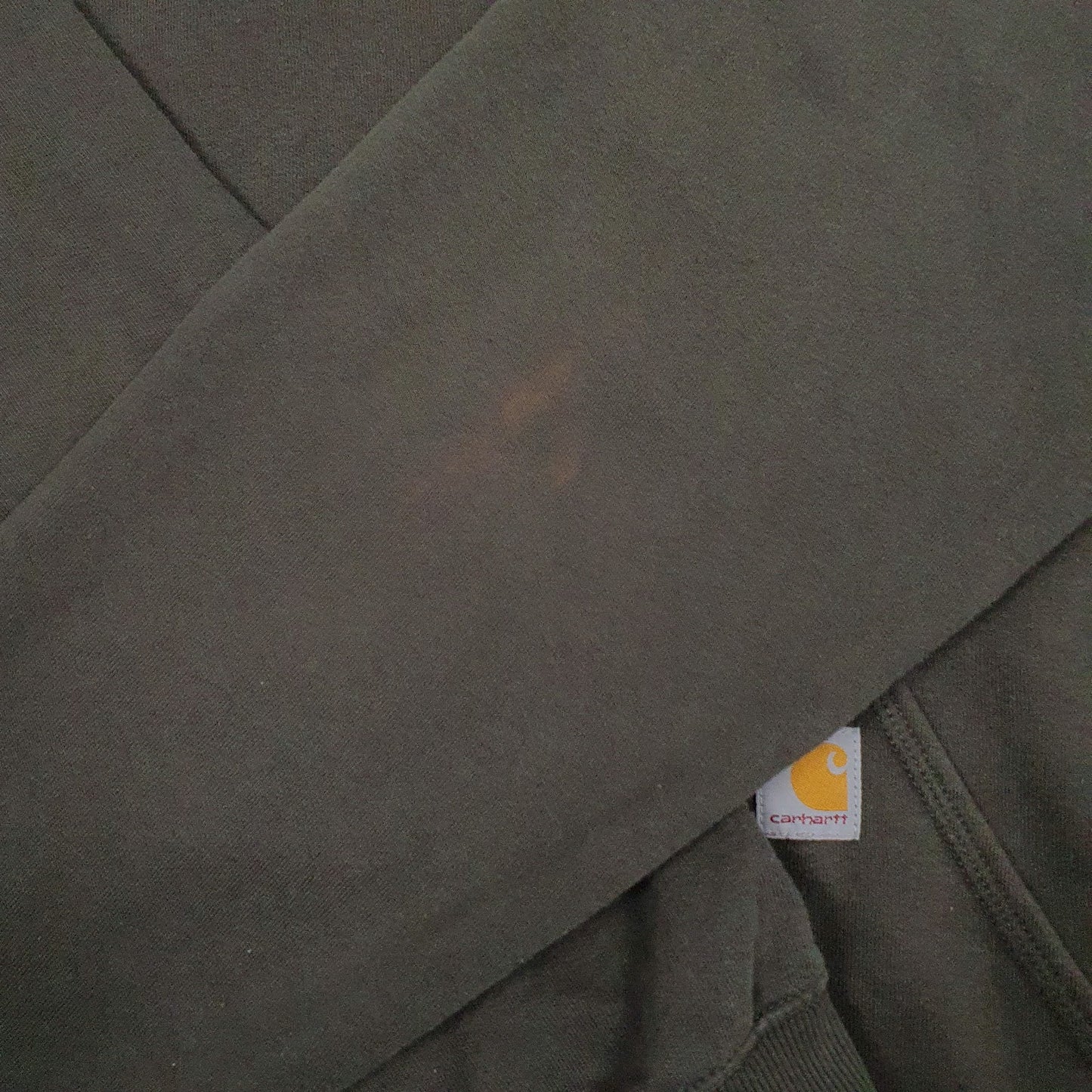 Mens Green Carhartt  Hoodie Jumper