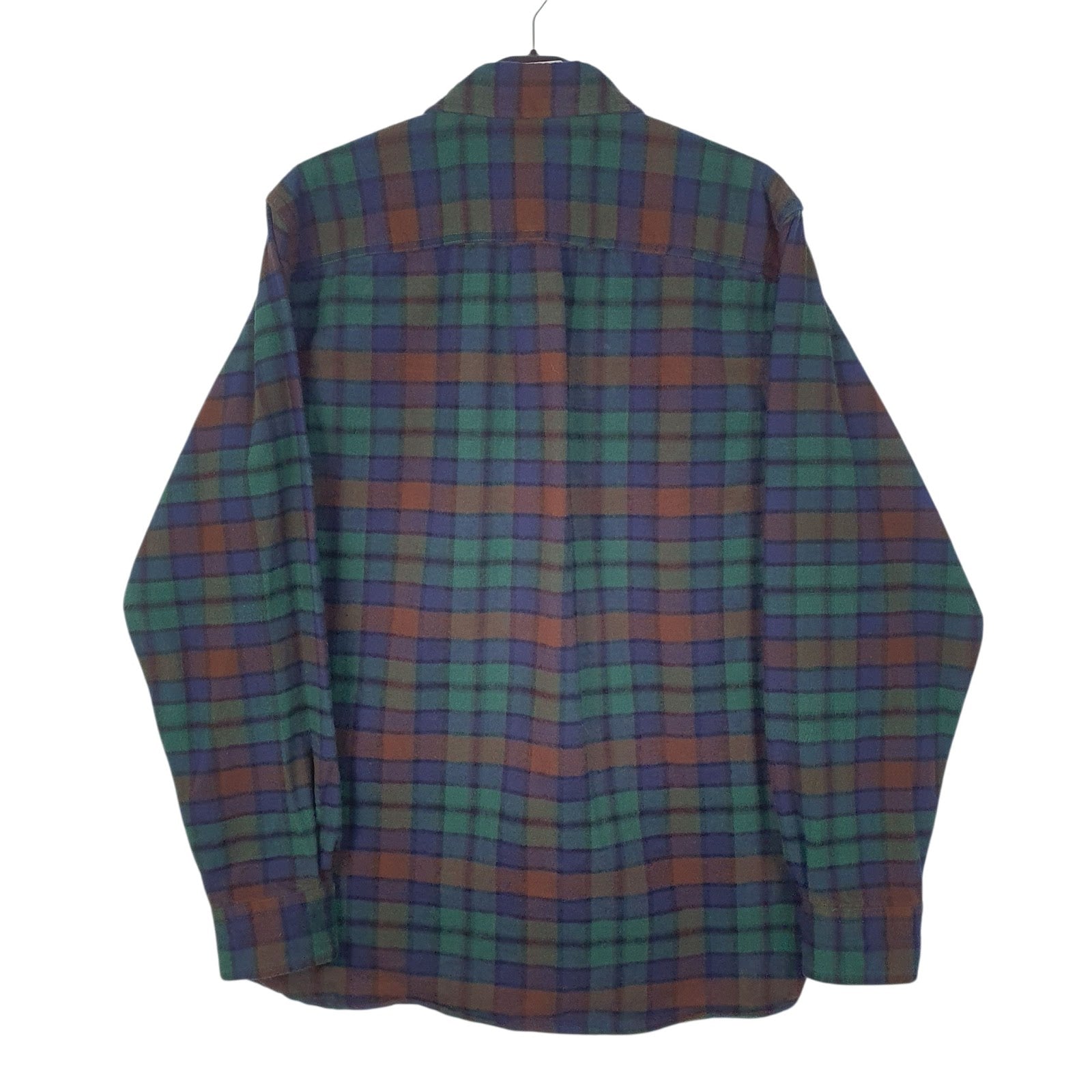 Mens Green L.L.Bean Chamois  Shirt