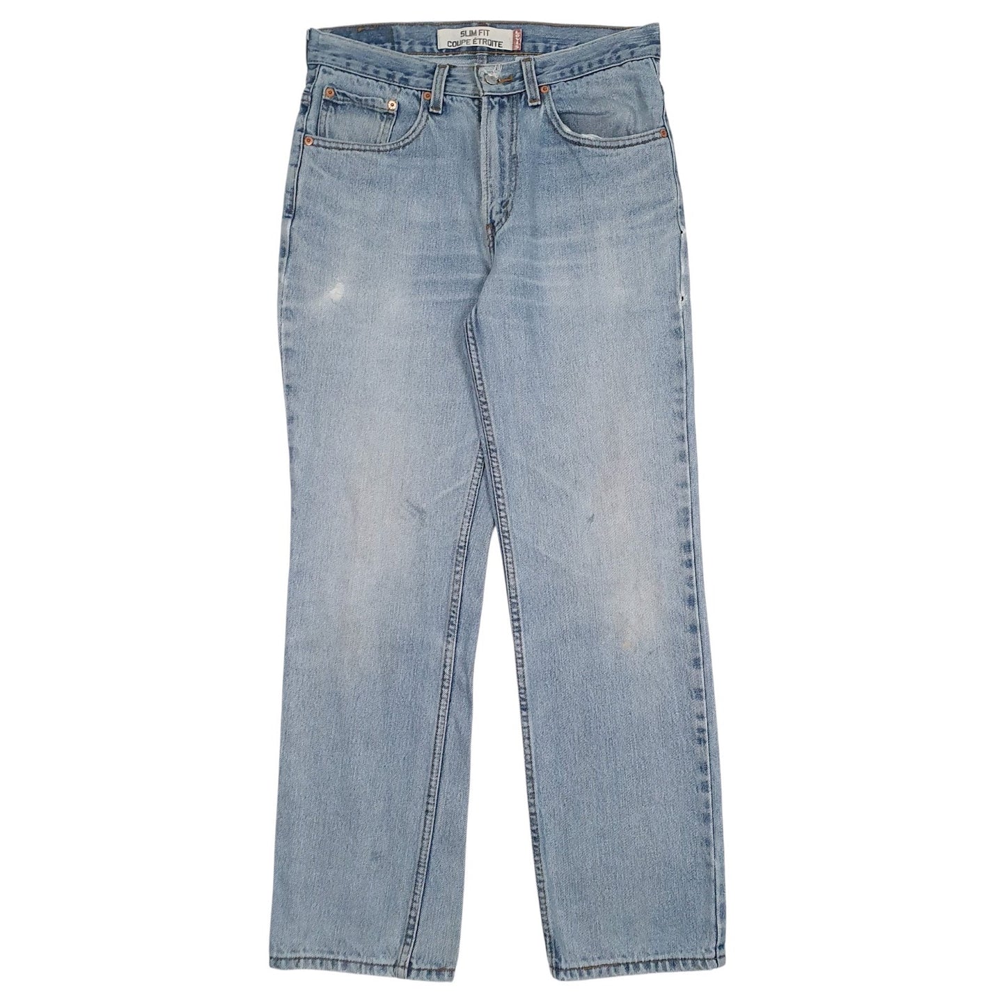 Mens Blue Levis Distressed Casual JeansW32 L30
