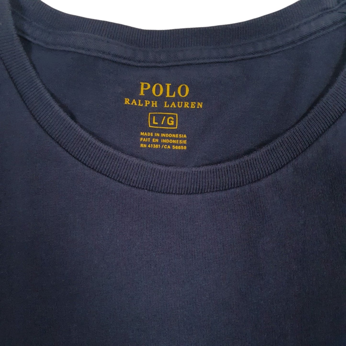 Mens Navy Polo Ralph Lauren   T Shirt