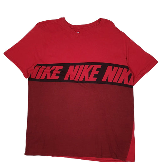 Mens Red Nike  Short Sleeve T Shirt
