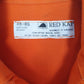 Mens Orange Red Kap   Coat