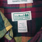 Mens Green L.L.Bean Flannel  Shirt