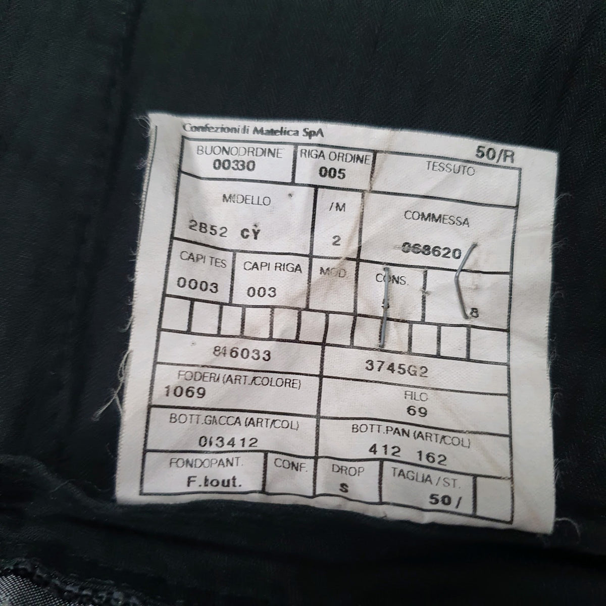 Mens Black Armani   Trousers