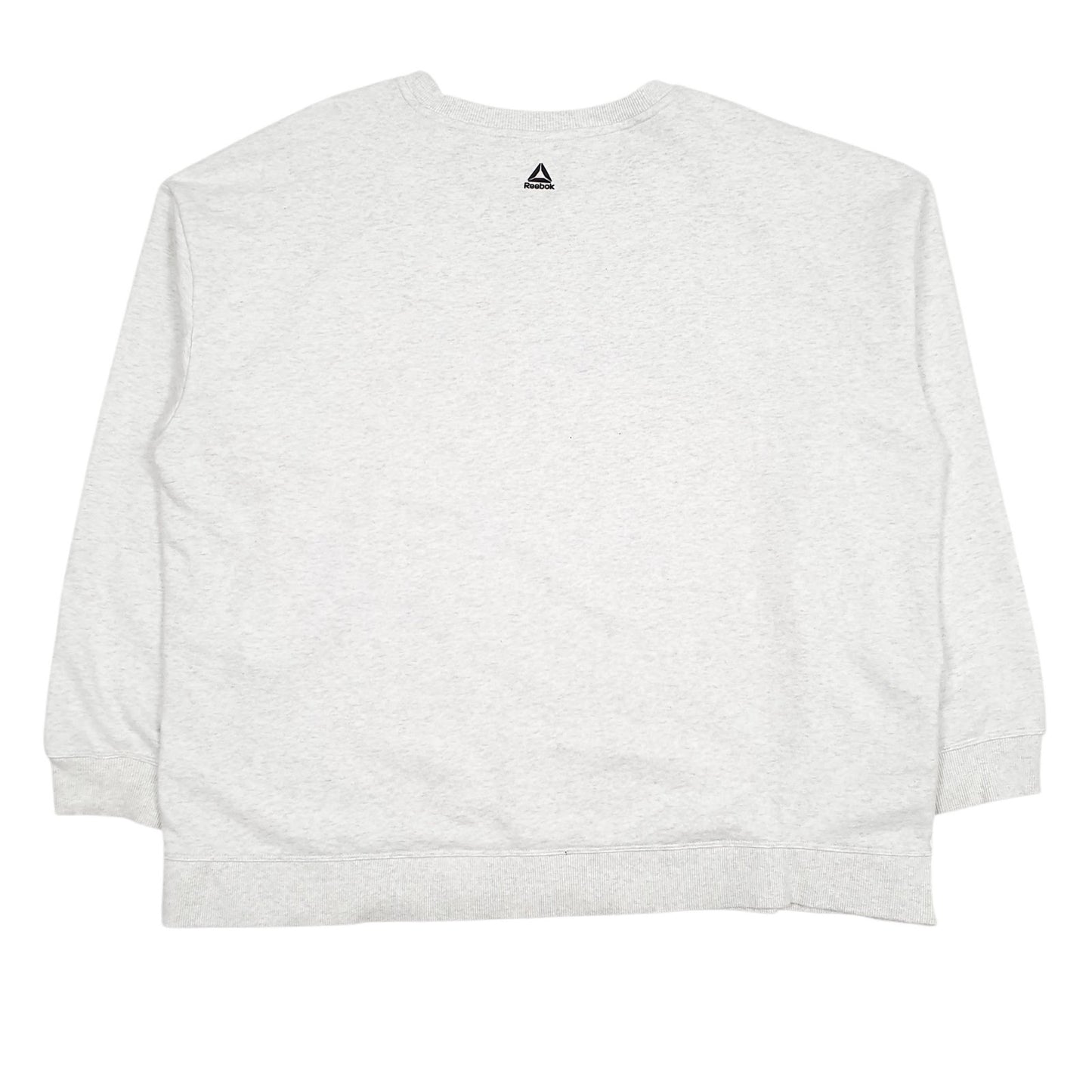 Mens Grey Reebok Spellout Crewneck Jumper