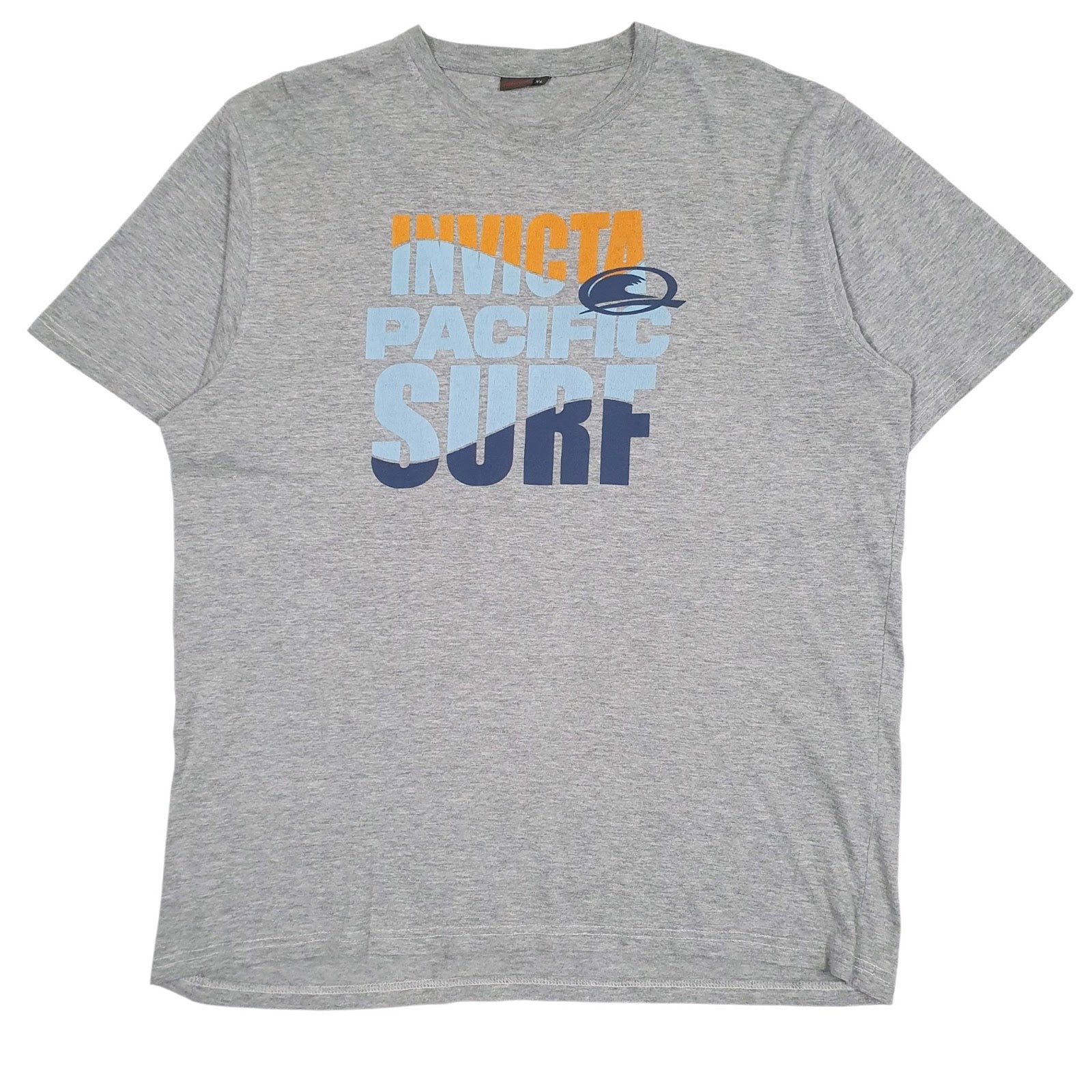 Mens Grey Invicta Pacific Surf Short Sleeve T Shirt