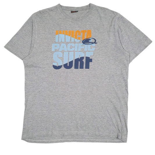Mens Grey Invicta Pacific Surf Short Sleeve T Shirt