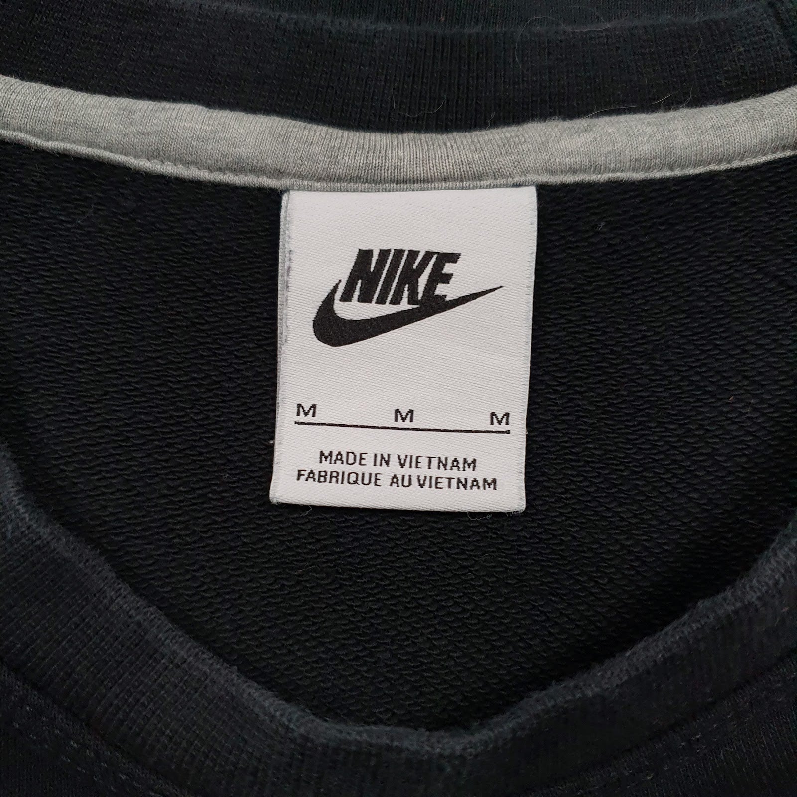 Mens Black Nike  Crewneck Jumper