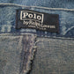 Mens Blue Polo Ralph Lauren Vintage 90s Made In USA Pleated  Jeans