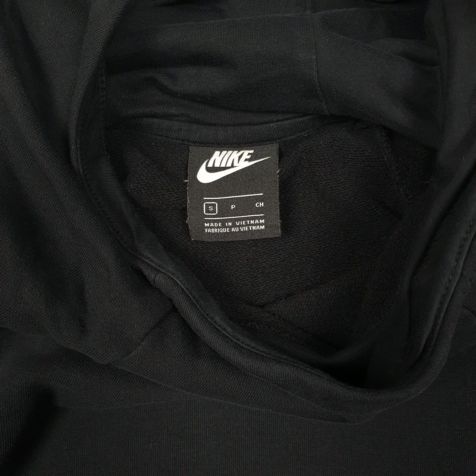 Mens Black Nike Turtle Neck Hoodie Jumper