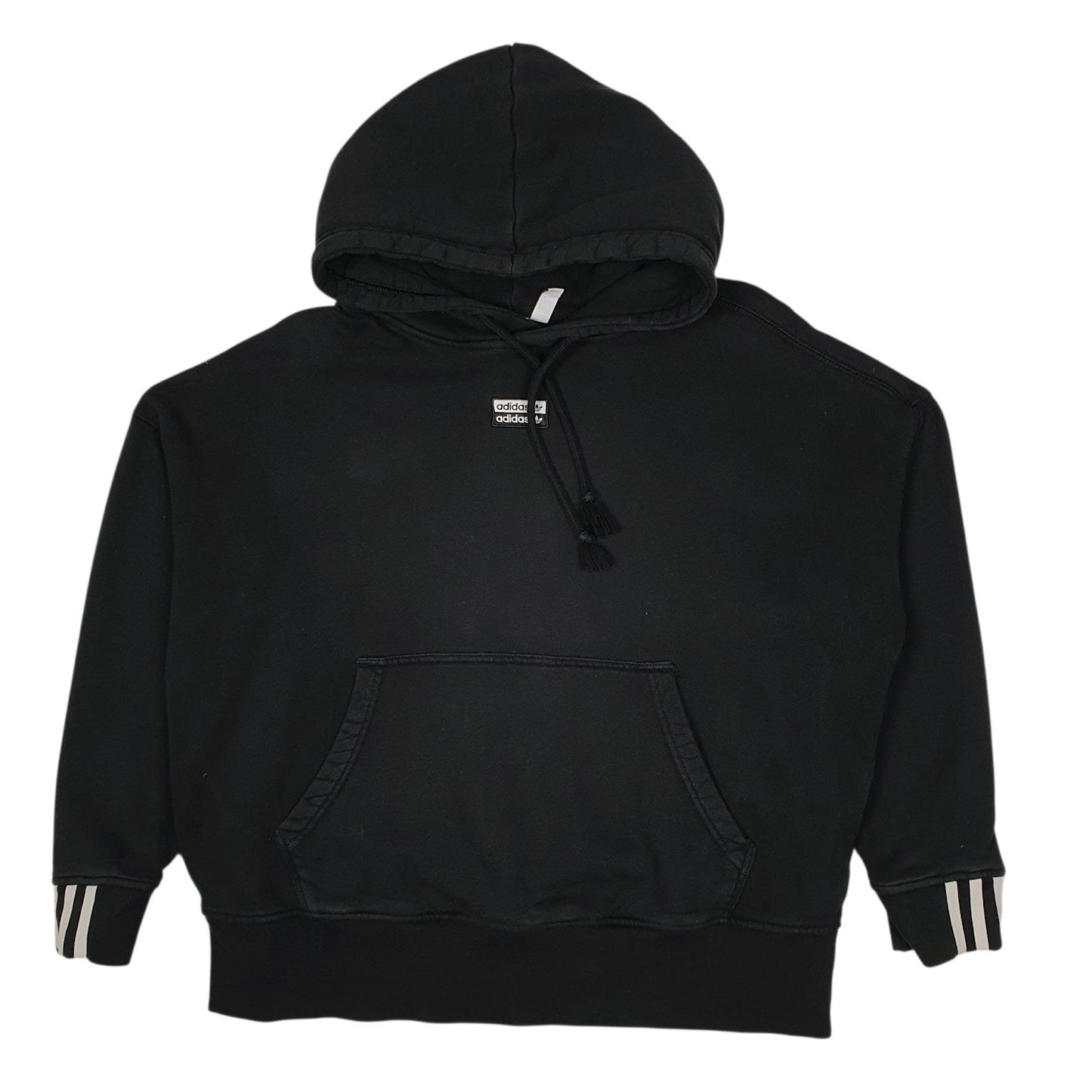 Womens Black Adidas  Hoodie Jumper