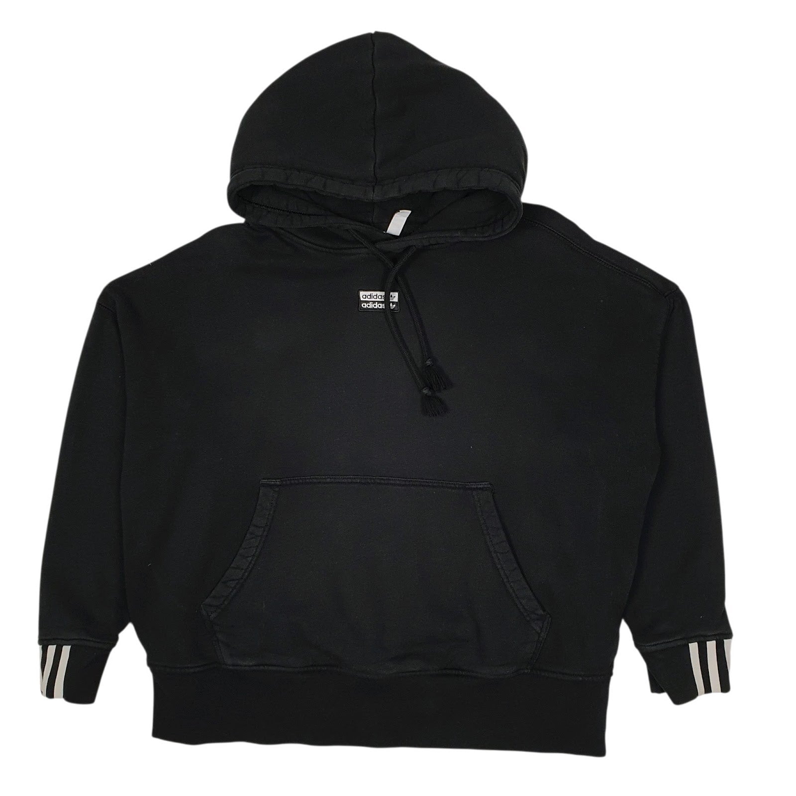 Womens Black Adidas  Hoodie Jumper