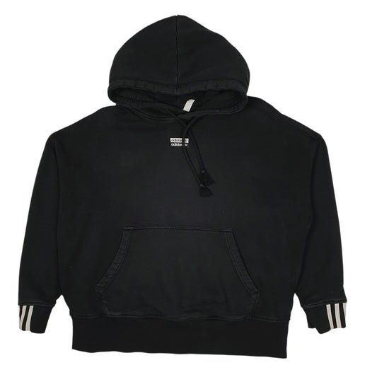 Womens Black Adidas  Hoodie Jumper