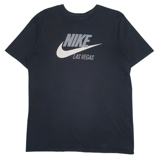 Mens Black Nike Spellout Short Sleeve T Shirt